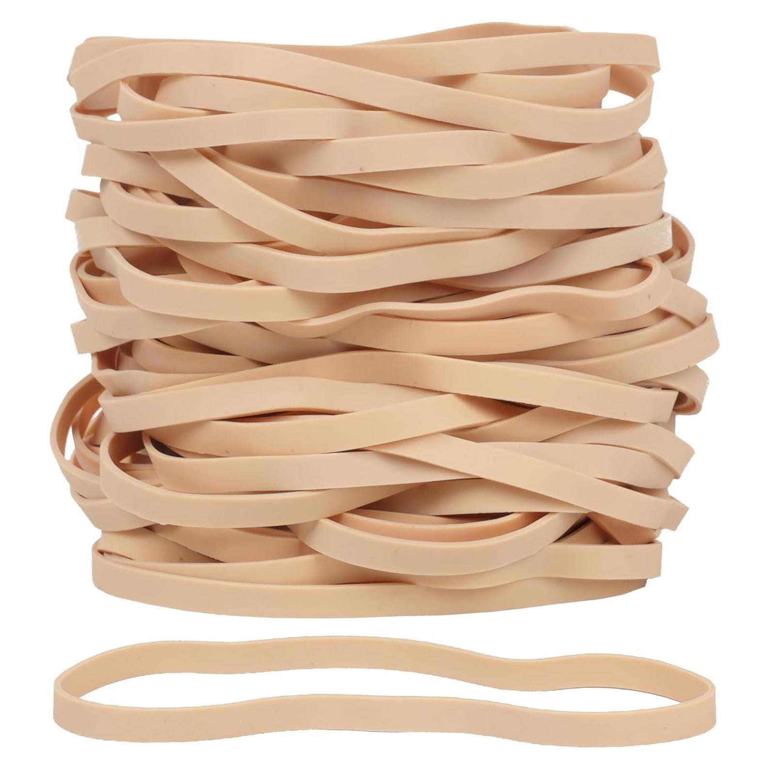 Bandas de Goma Grandes Beige AIWOQI 65 Pcs 15cm x 0.6cm
