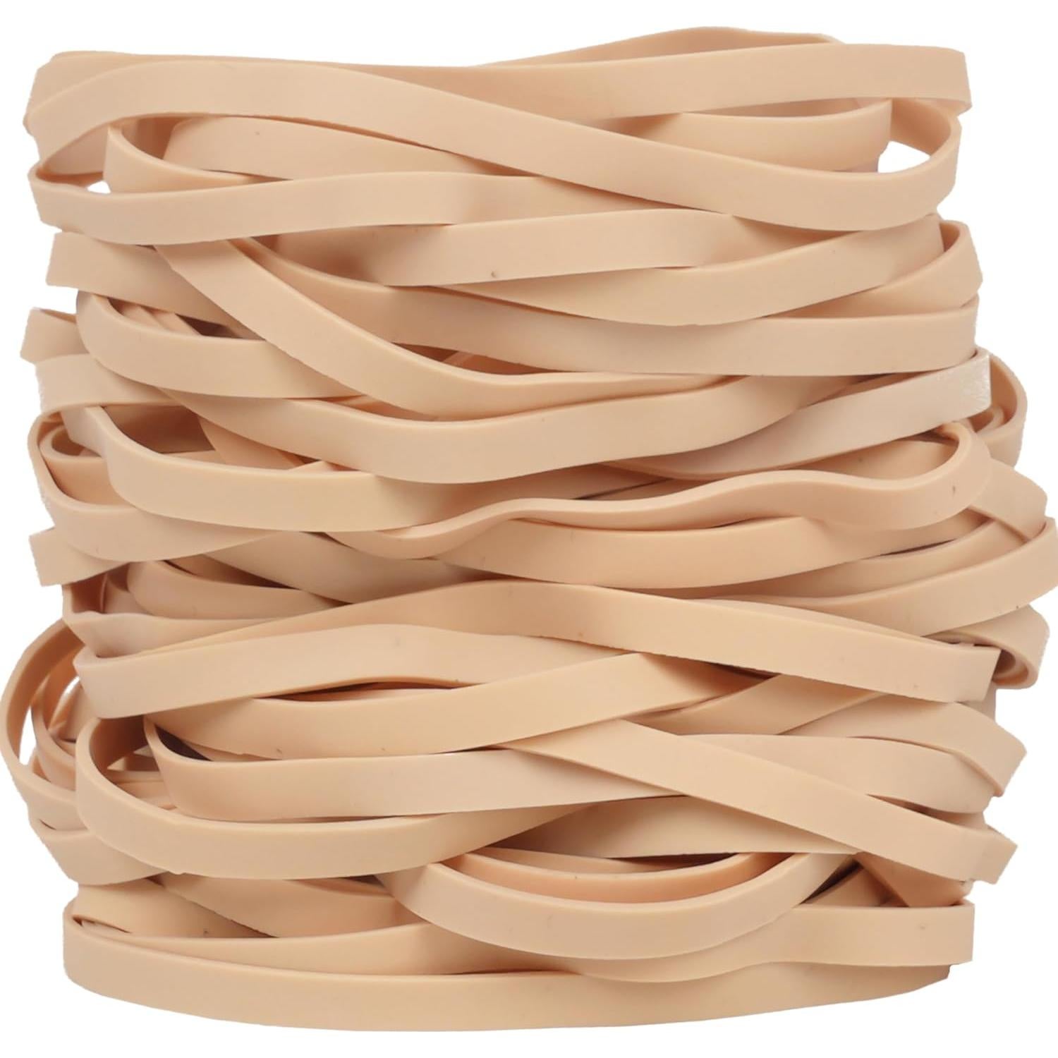 Bandas de Goma Grandes Beige AIWOQI 65 Pcs 15cm x 0.6cm