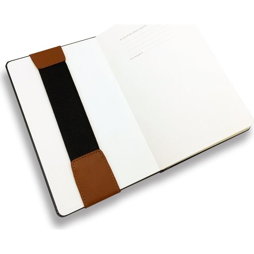 Soporte Doble para Bolígrafos Quiver de Cuero A5 Marrón