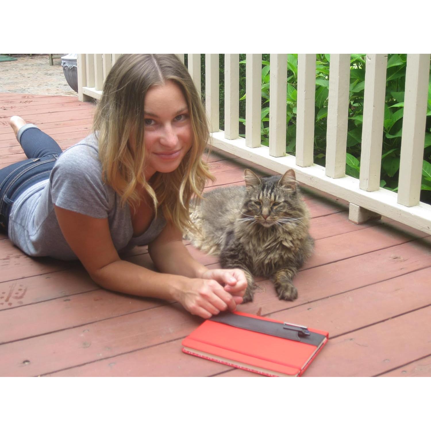 Soporte Doble para Bolígrafos Quiver de Cuero A5 Marrón