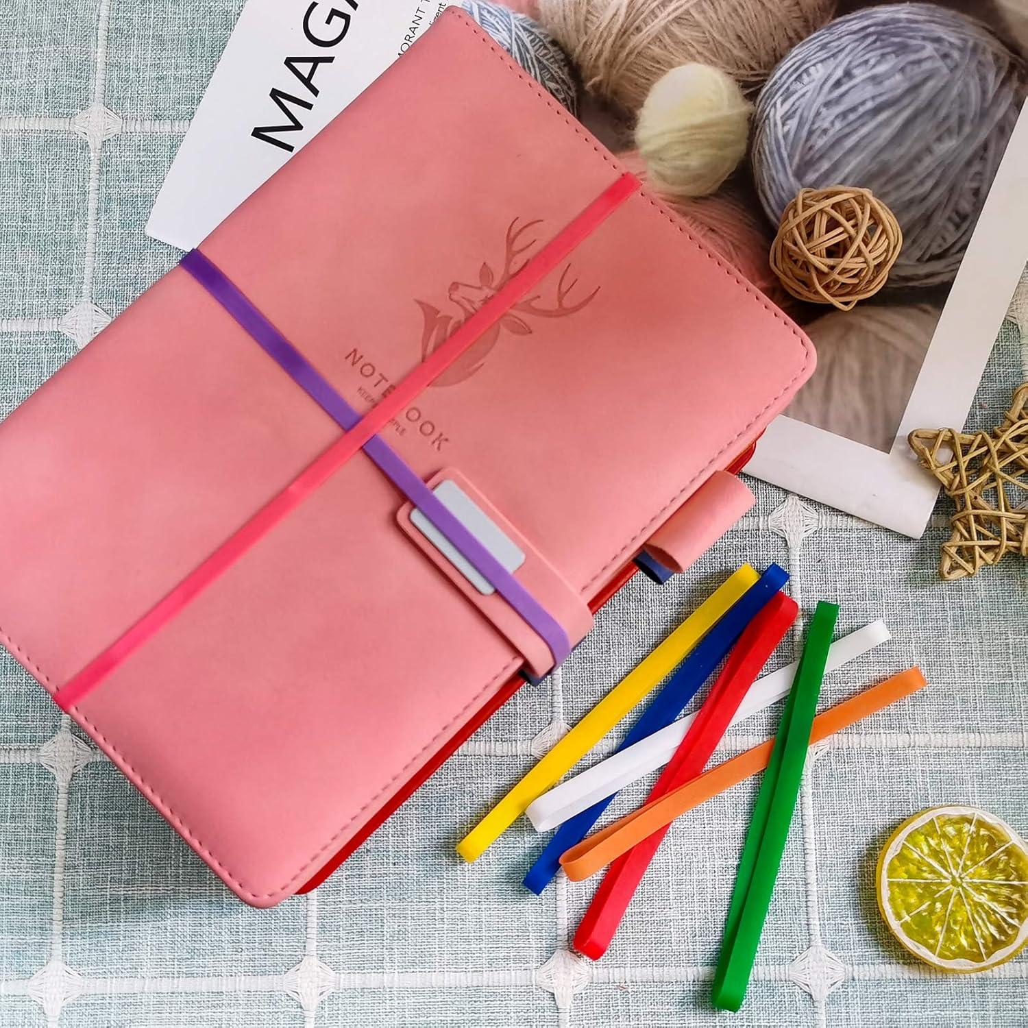 Bandas de Goma de Silicona Coopay 48 Piezas Multicolor 14 cm