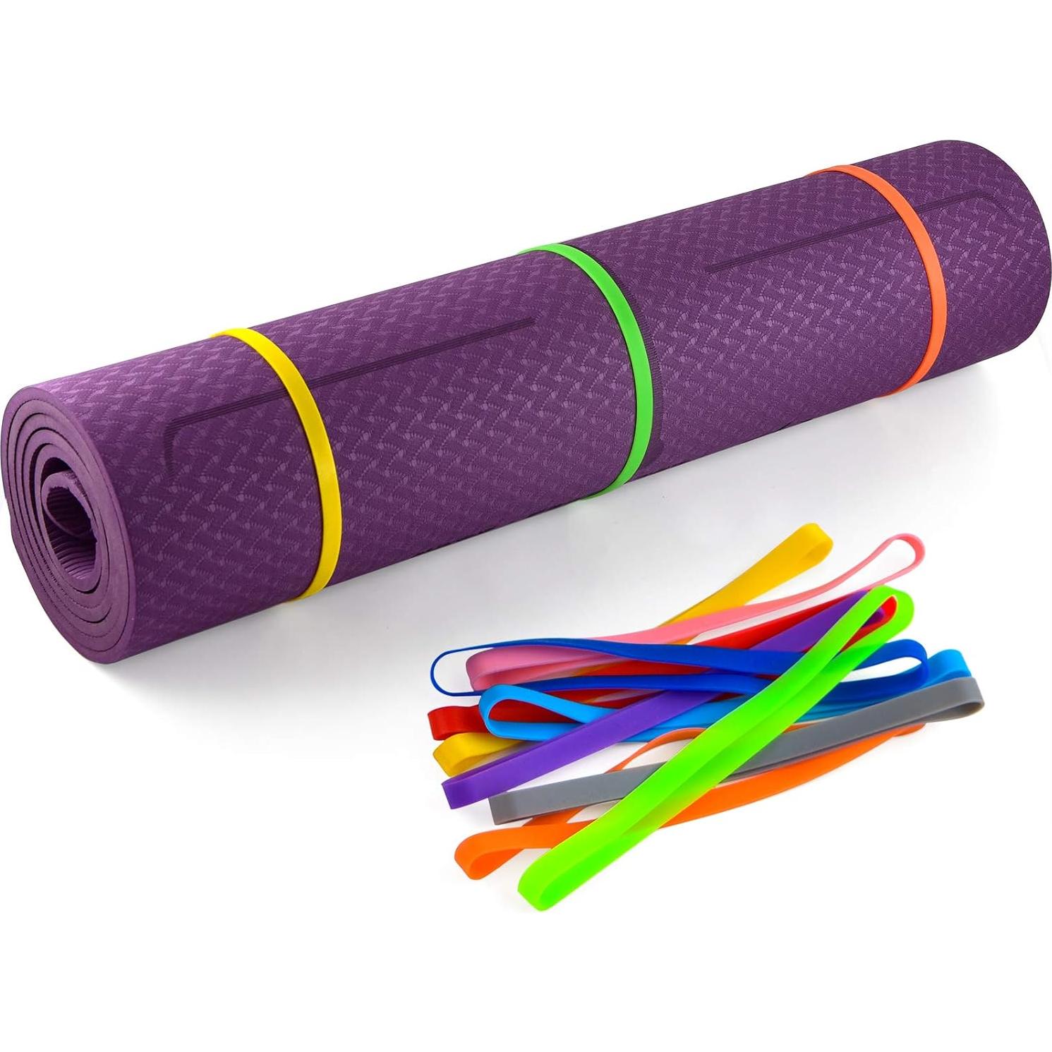 Bandas de Goma de Silicona Coopay 48 Piezas Multicolor 14 cm