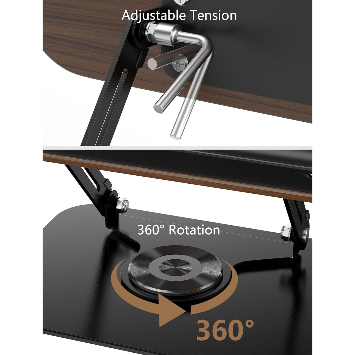 Soporte de Libro Ajustable Gliship 360° Plegable para Recetarios