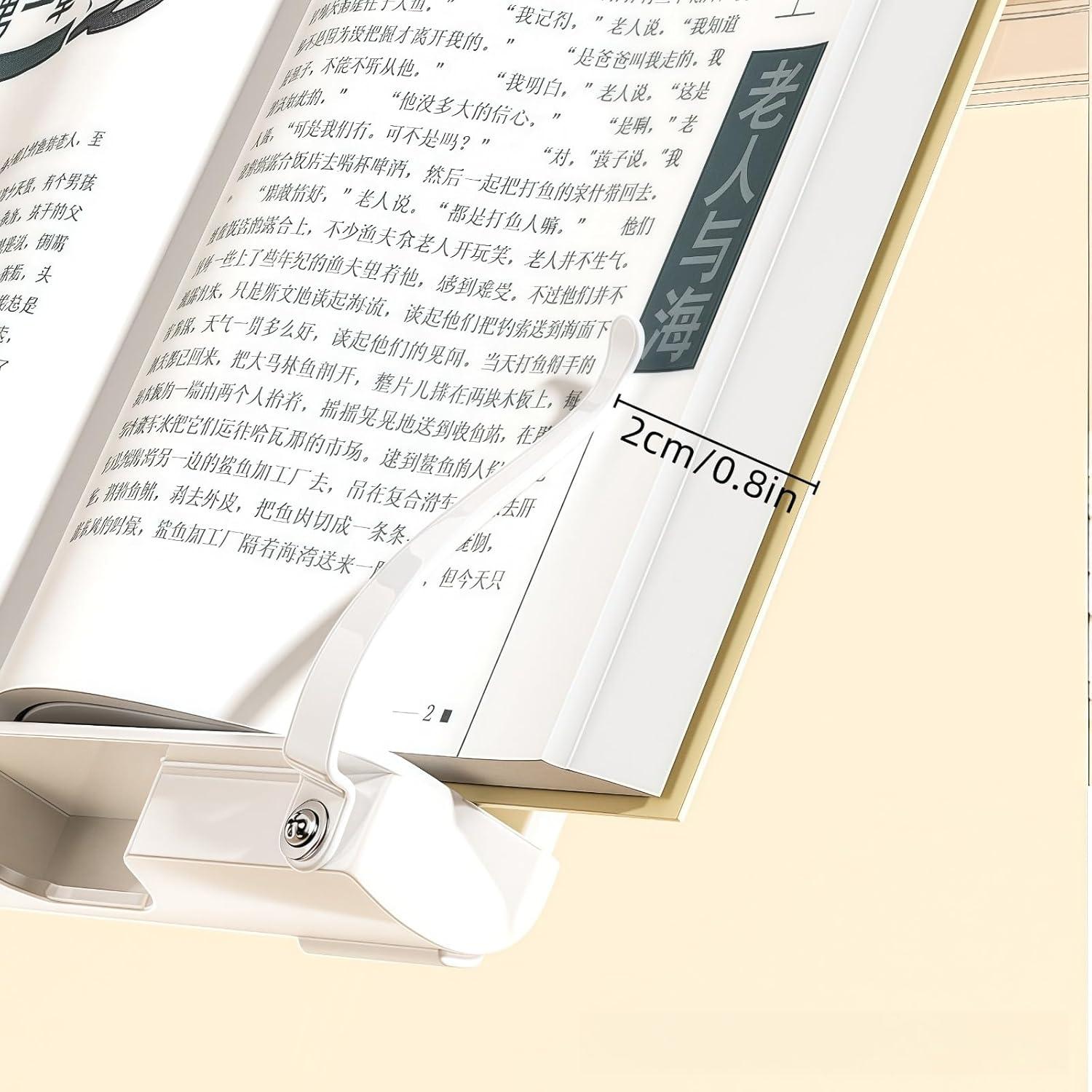 Soporte de Libros Portátil Huacuesy Ajustable para Lectura