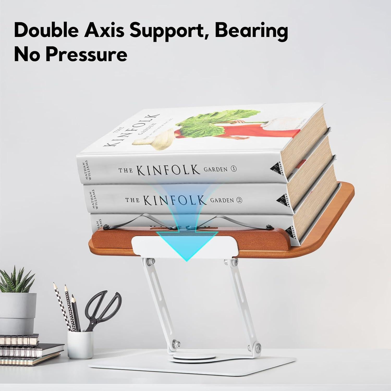 Soporte de Libro Ajustable FLINKYE BS-1-360 Plegable