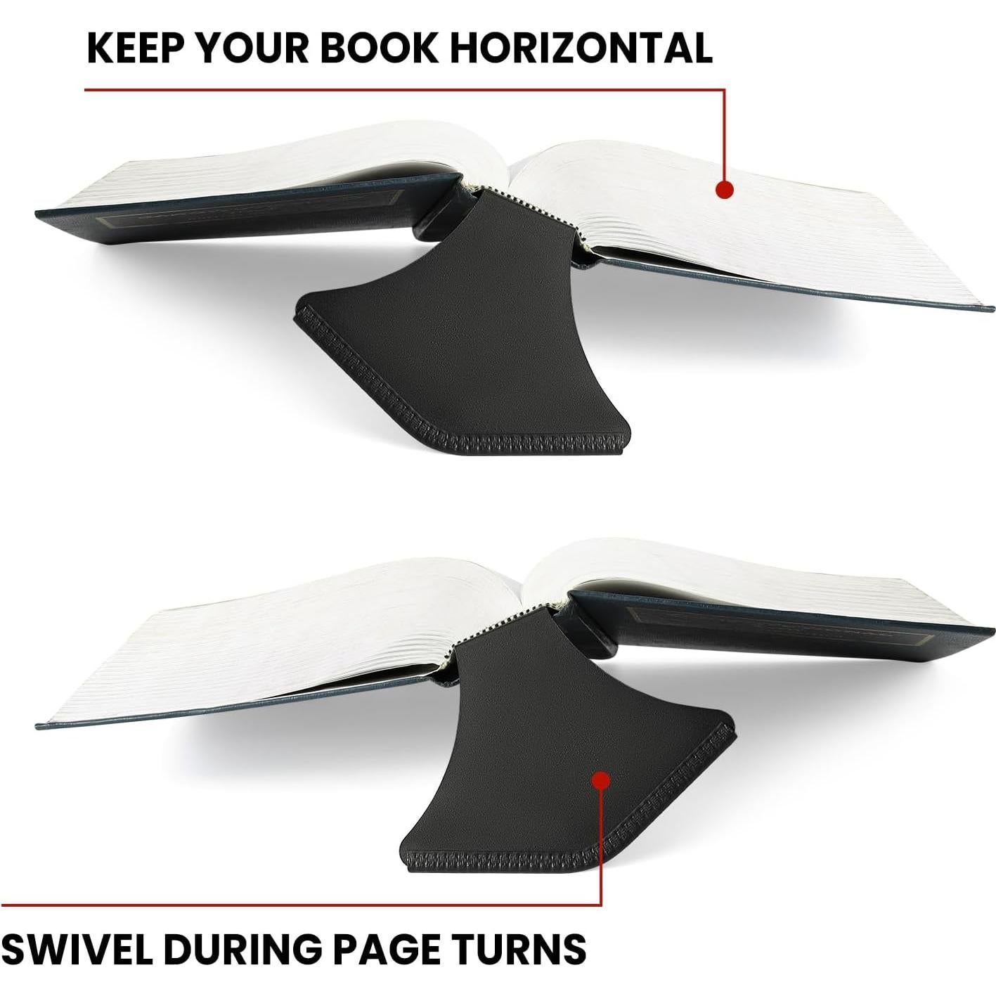 Soporte de Libros LUOLAO de Hierro Negro para Textos Gruesos