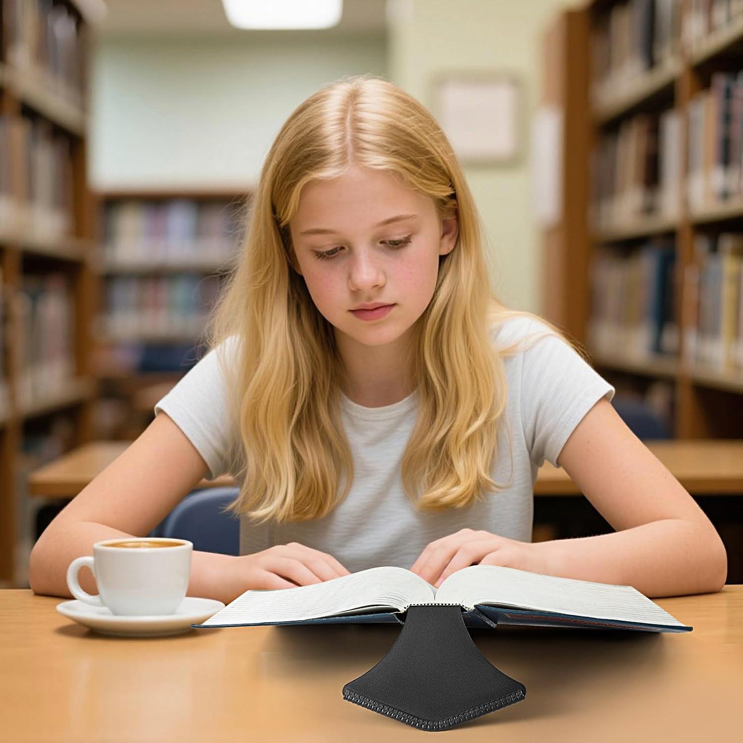 Soporte de Libros LUOLAO de Hierro Negro para Textos Gruesos