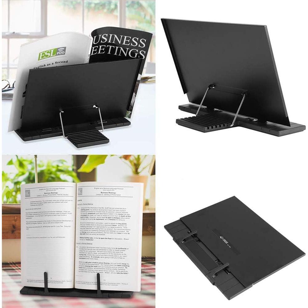 Soporte de Documentos Barelove Plegable Metal 7 Posiciones Negro