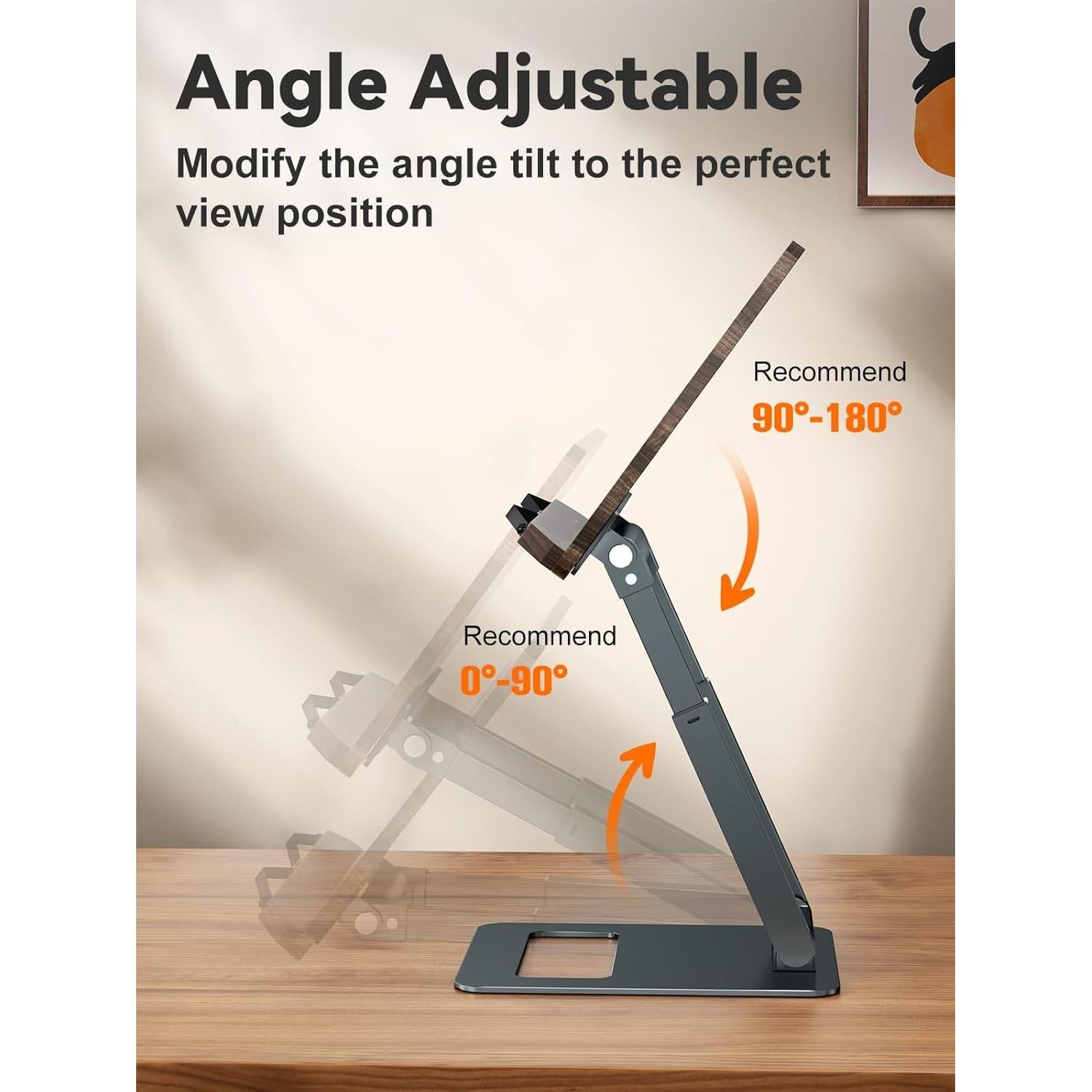 Soporte de Libro Tounee Telescópico Ajustable Ergonómico Gris