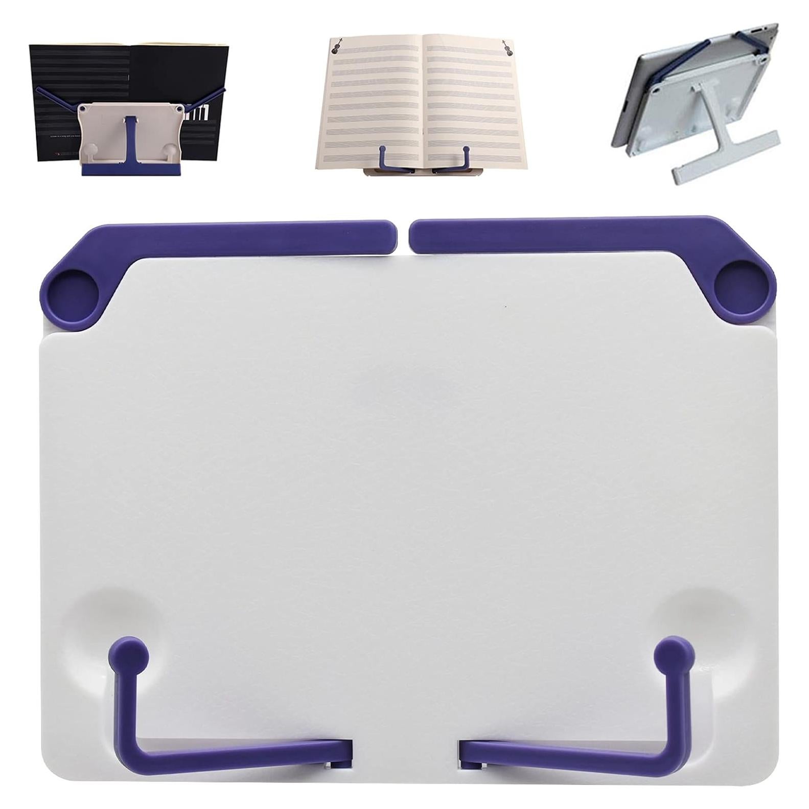 Soporte de Libro Plegable Maydahui Azul Ergonómico 21x16 cm