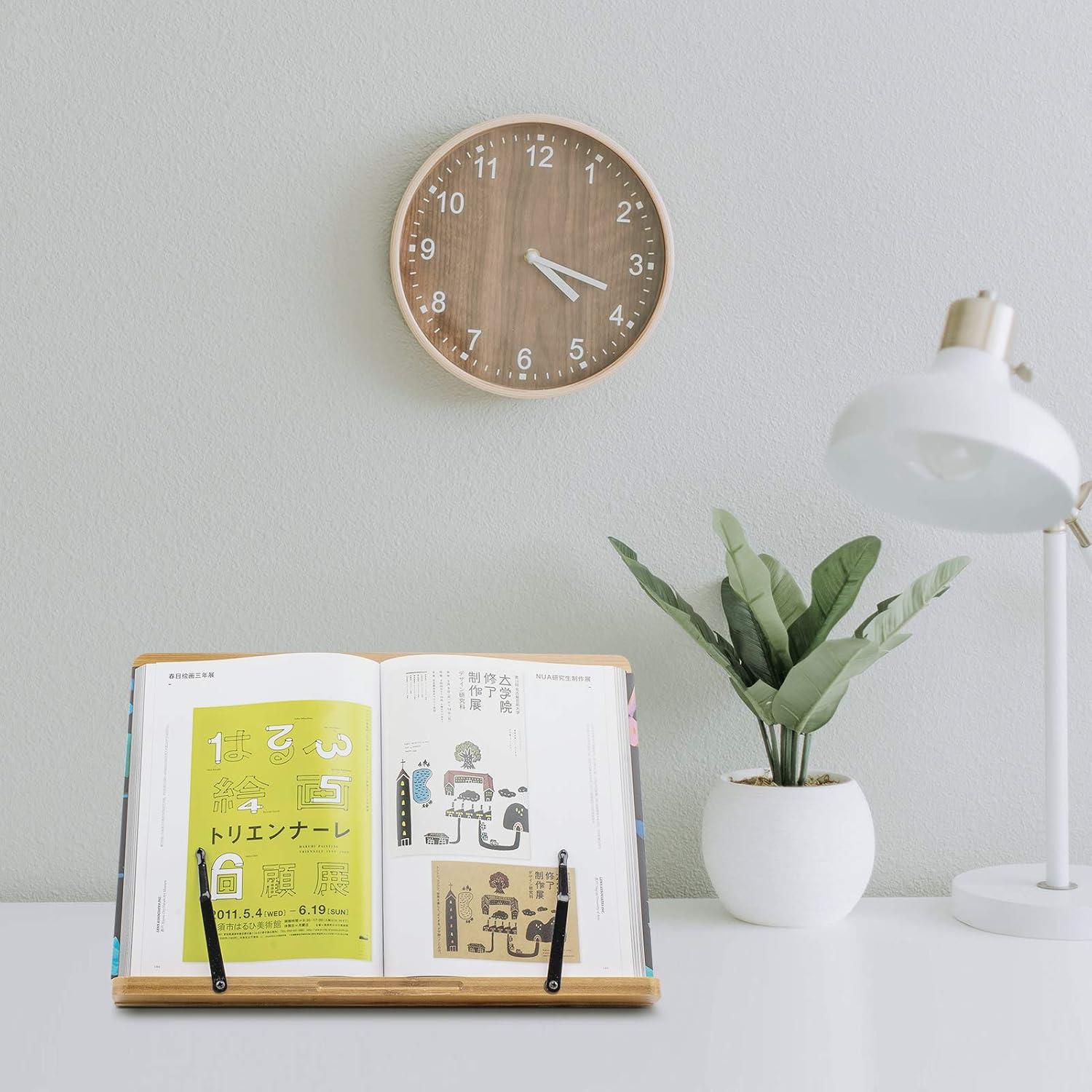 Soporte de Libros Grande Goldwish A+ Bambú 39 x 28 cm Ajustable