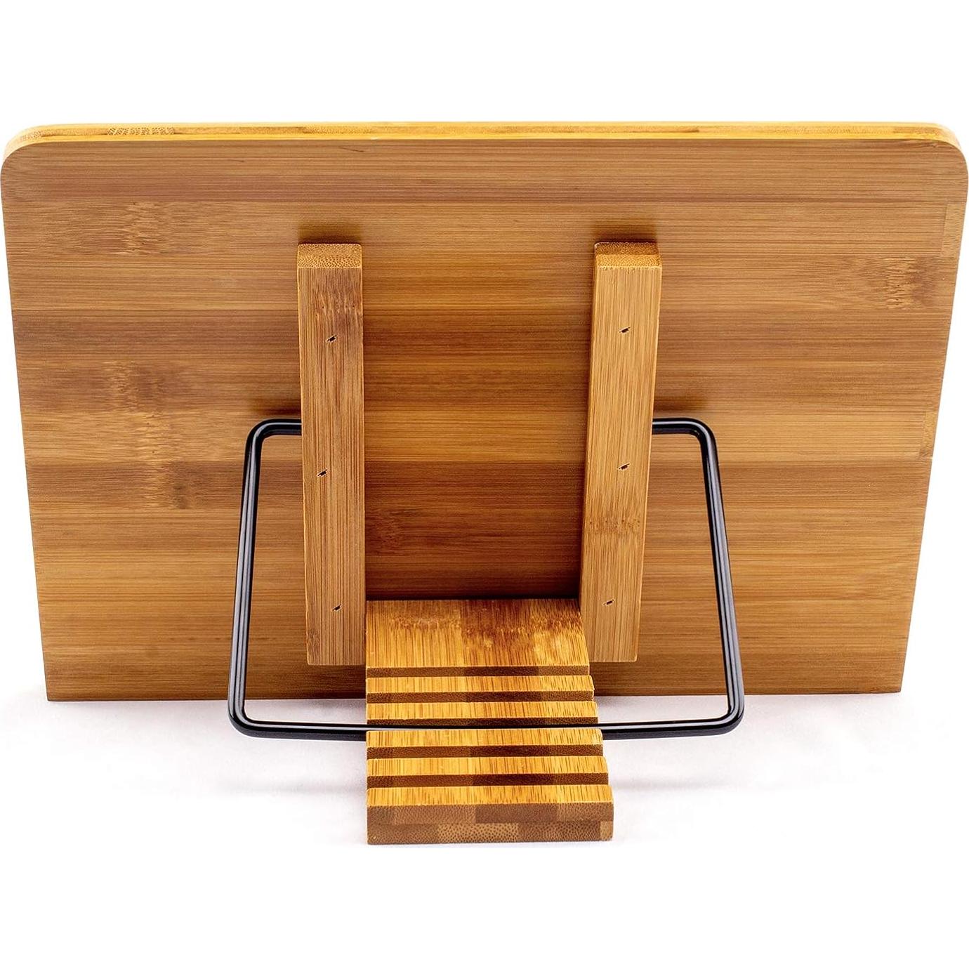 Soporte de Libros Grande Goldwish A+ Bambú 39 x 28 cm Ajustable