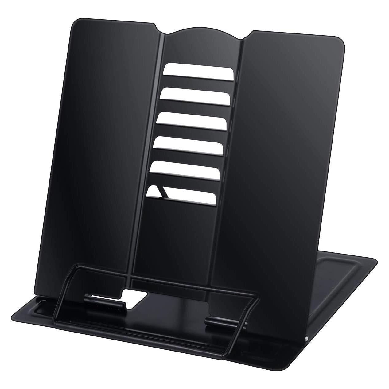 Soporte de Libro Blizzow Ajustable Plegable Metal Negro