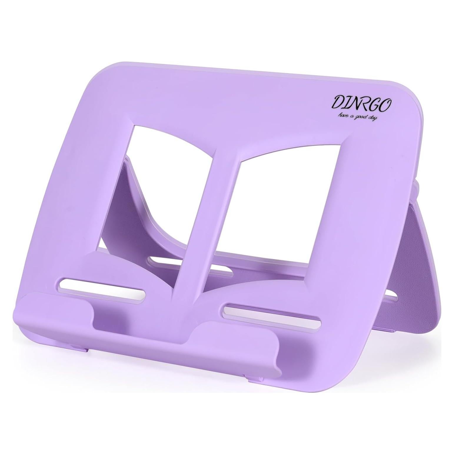 Soporte de Libro Ajustable Dinrgo Púrpura 30x21 cm