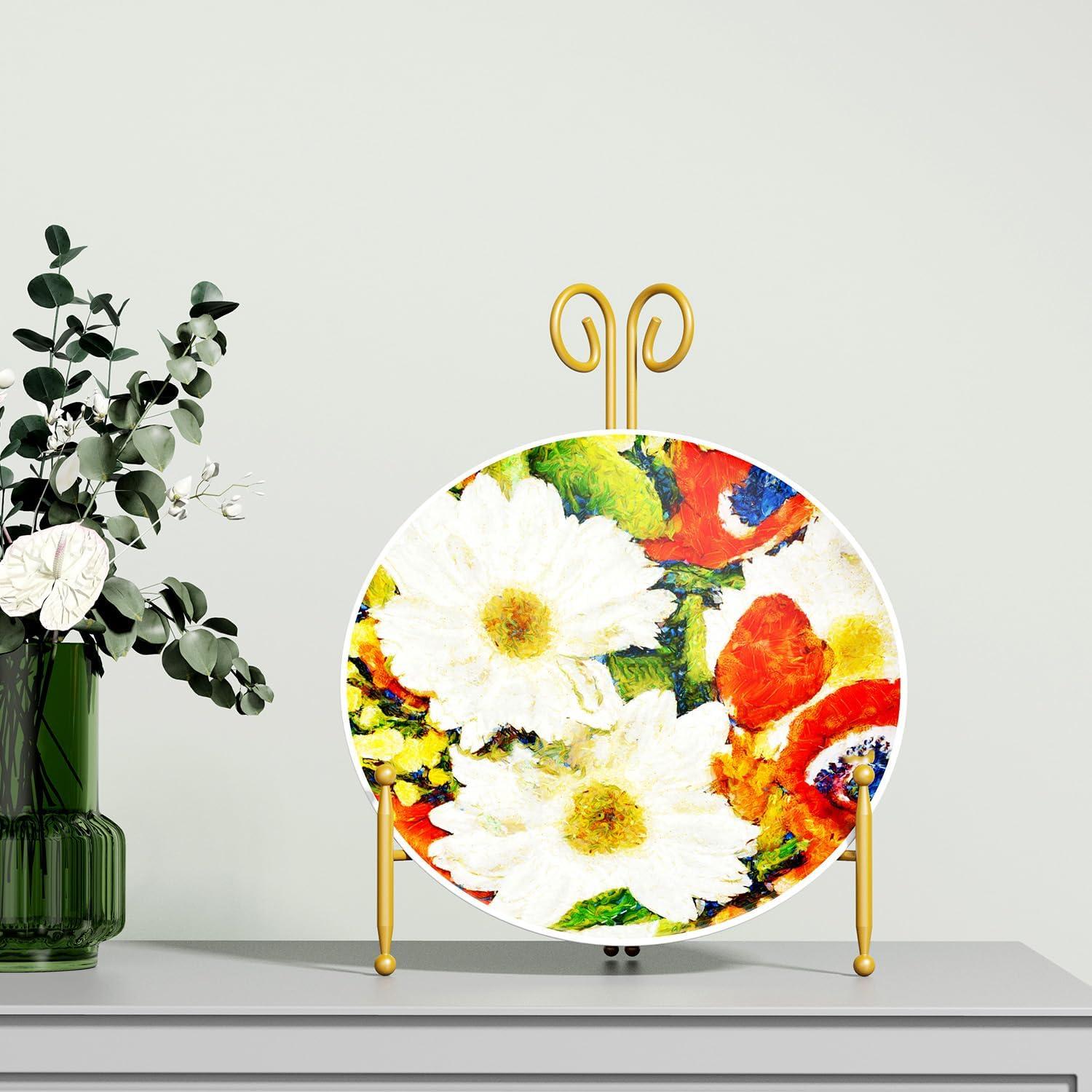 Soporte de Exhibición SVENJBB Dorado 25 cm Plegable 2 Paquete