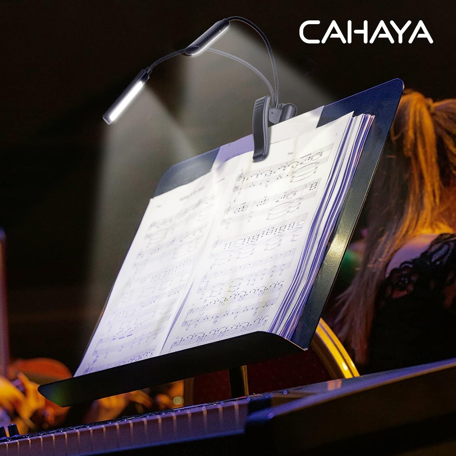 Soporte de Partituras CAHAYA 6 en 1 con Luz y Accesorios