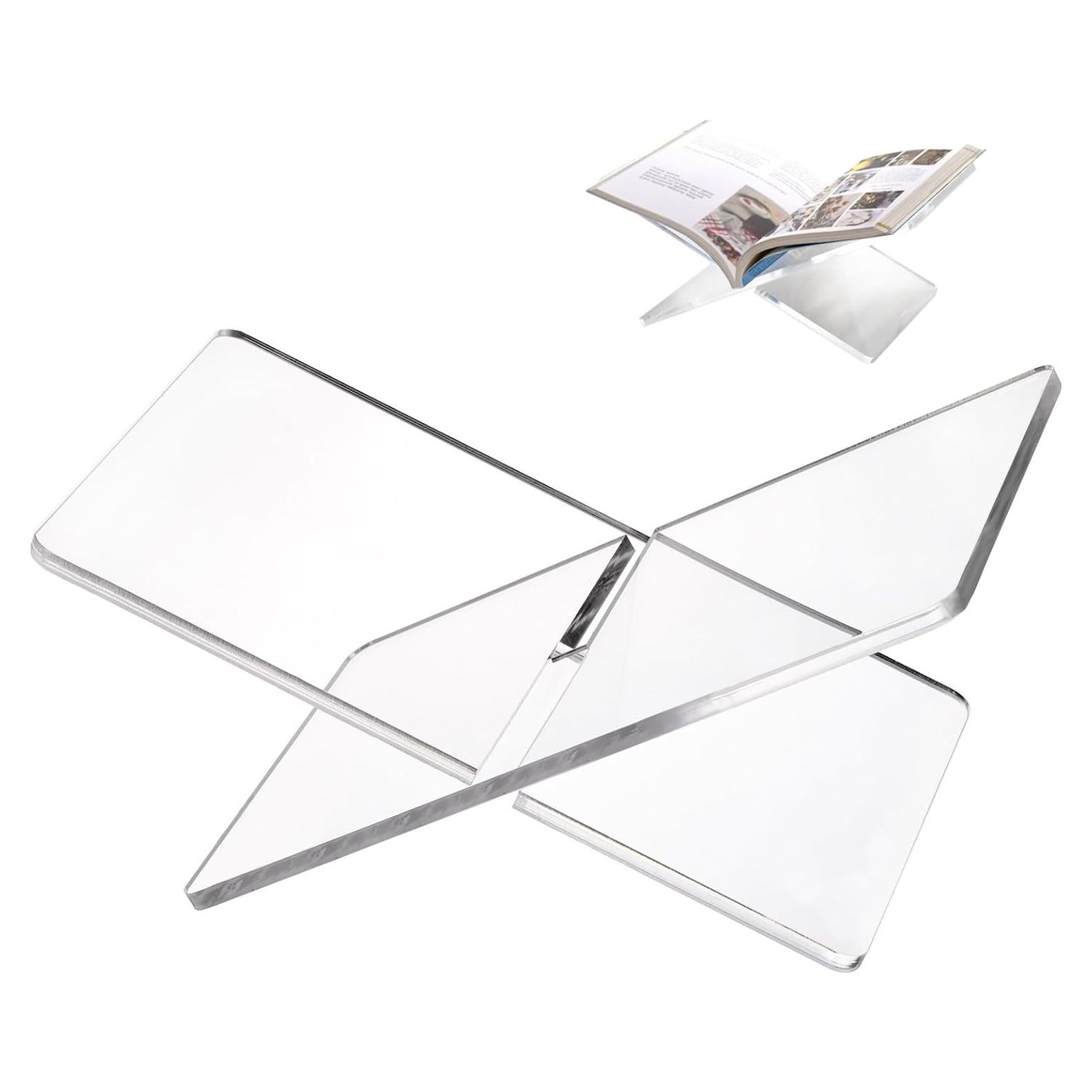 Soporte de Libro Acrílico Peohud 30.5x17.8x14.5 cm