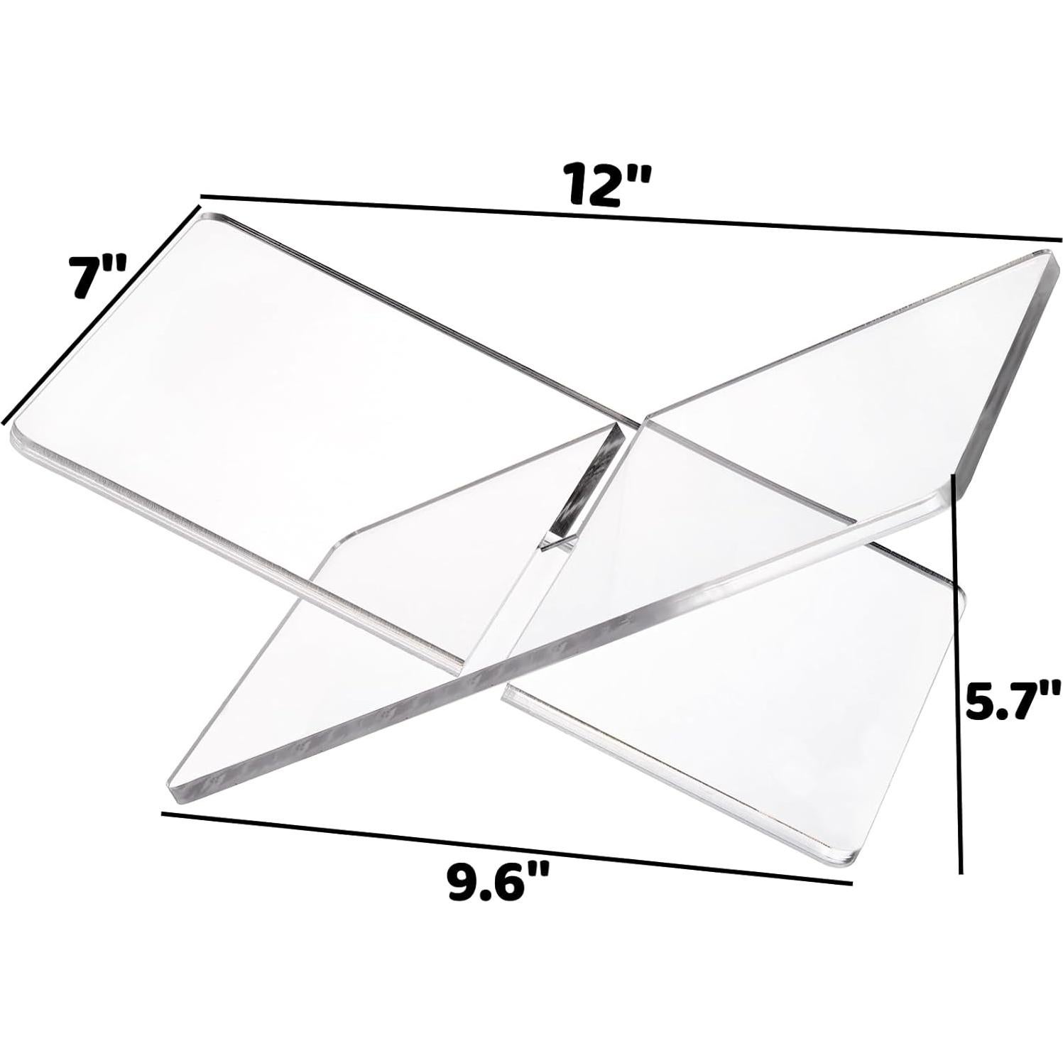 Soporte de Libro Acrílico Peohud 30.5x17.8x14.5 cm