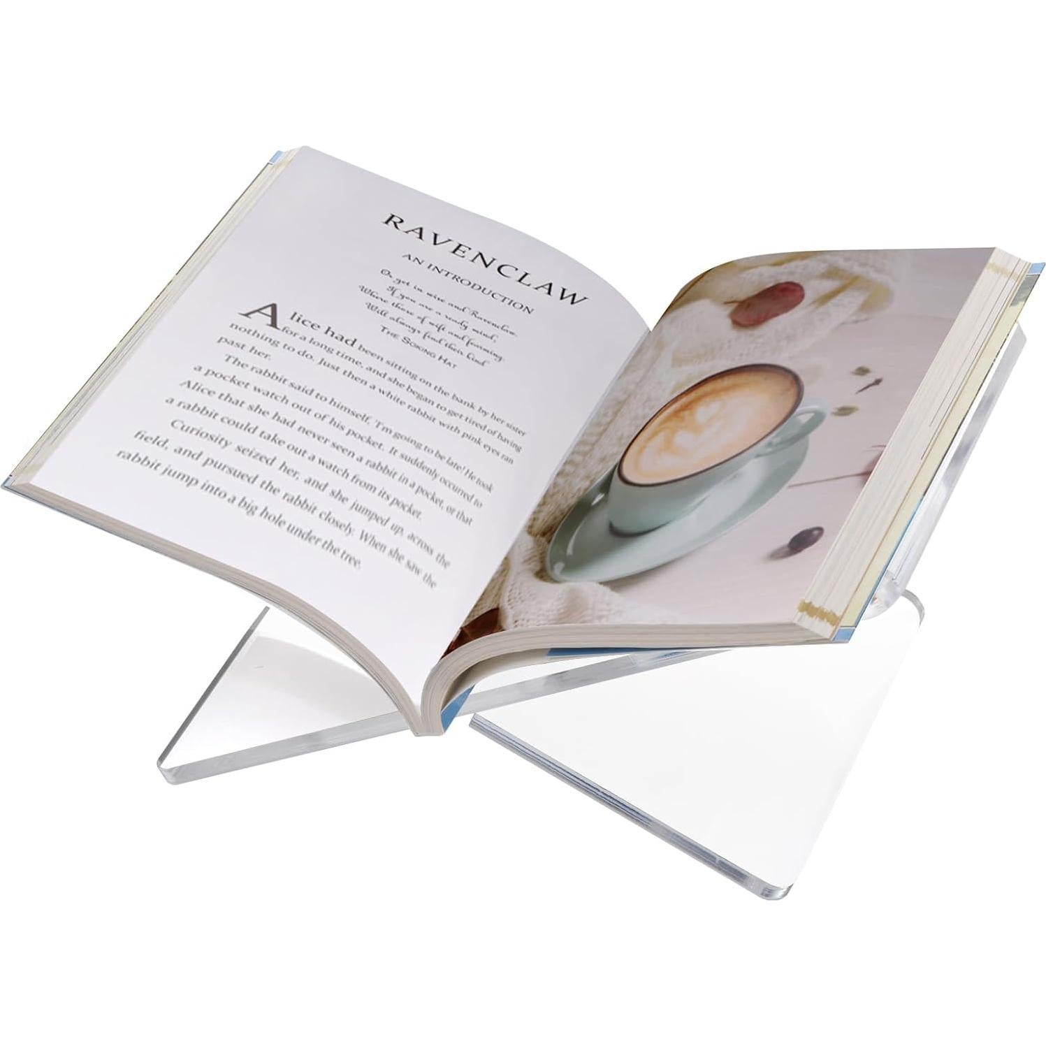 Soporte de Libro Acrílico Peohud 30.5x17.8x14.5 cm