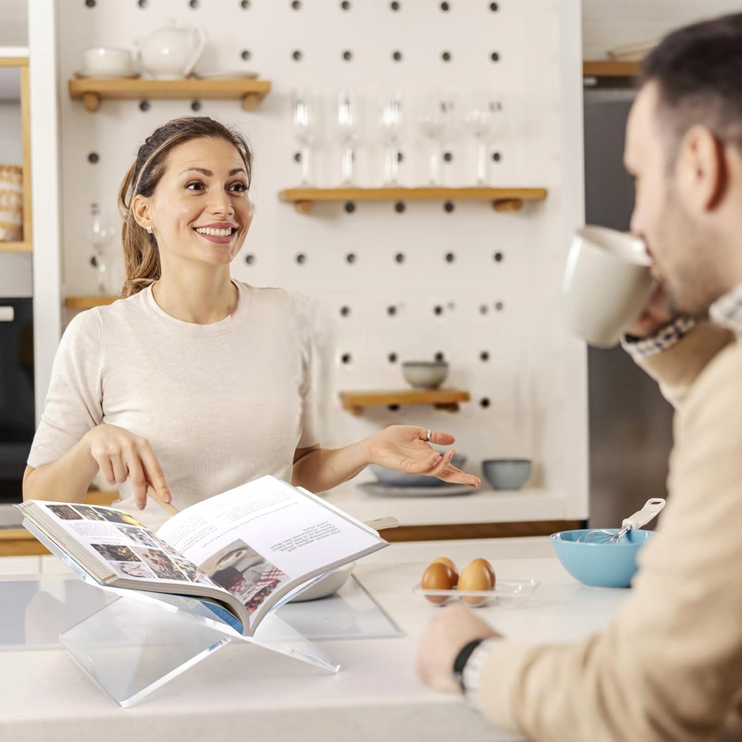 Soporte de Libro Acrílico Peohud 30.5x17.8x14.5 cm