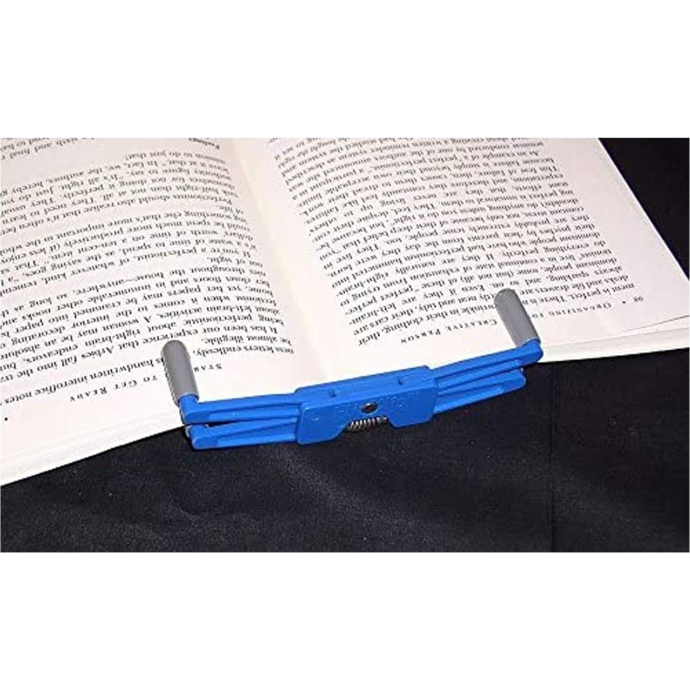 Soporte de Libro Portátil FlipKlip Azul - Paquete de 3 Unidades