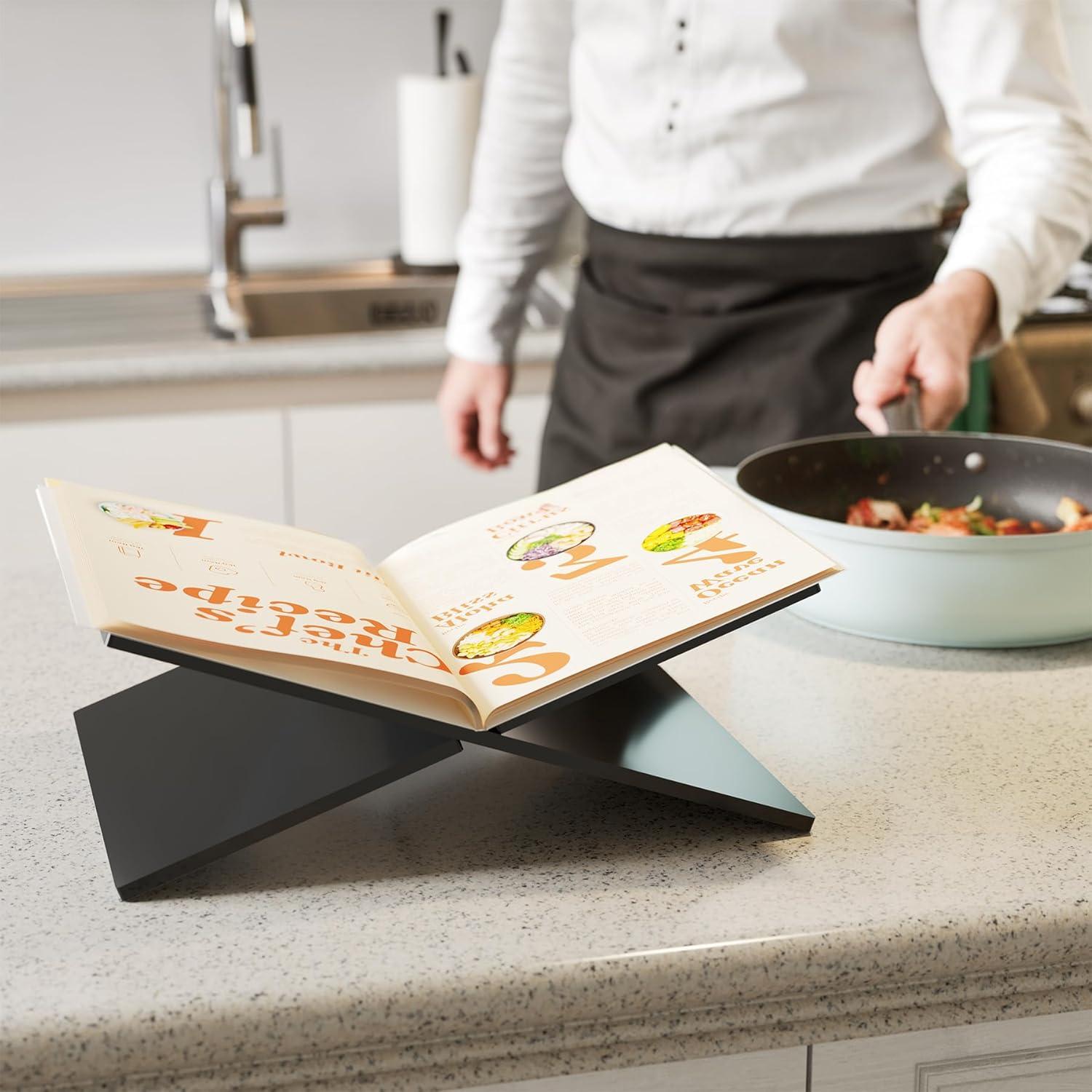 Soporte de Libro Acrílico Neatsure Grande 31.75x24.13 cm Negro