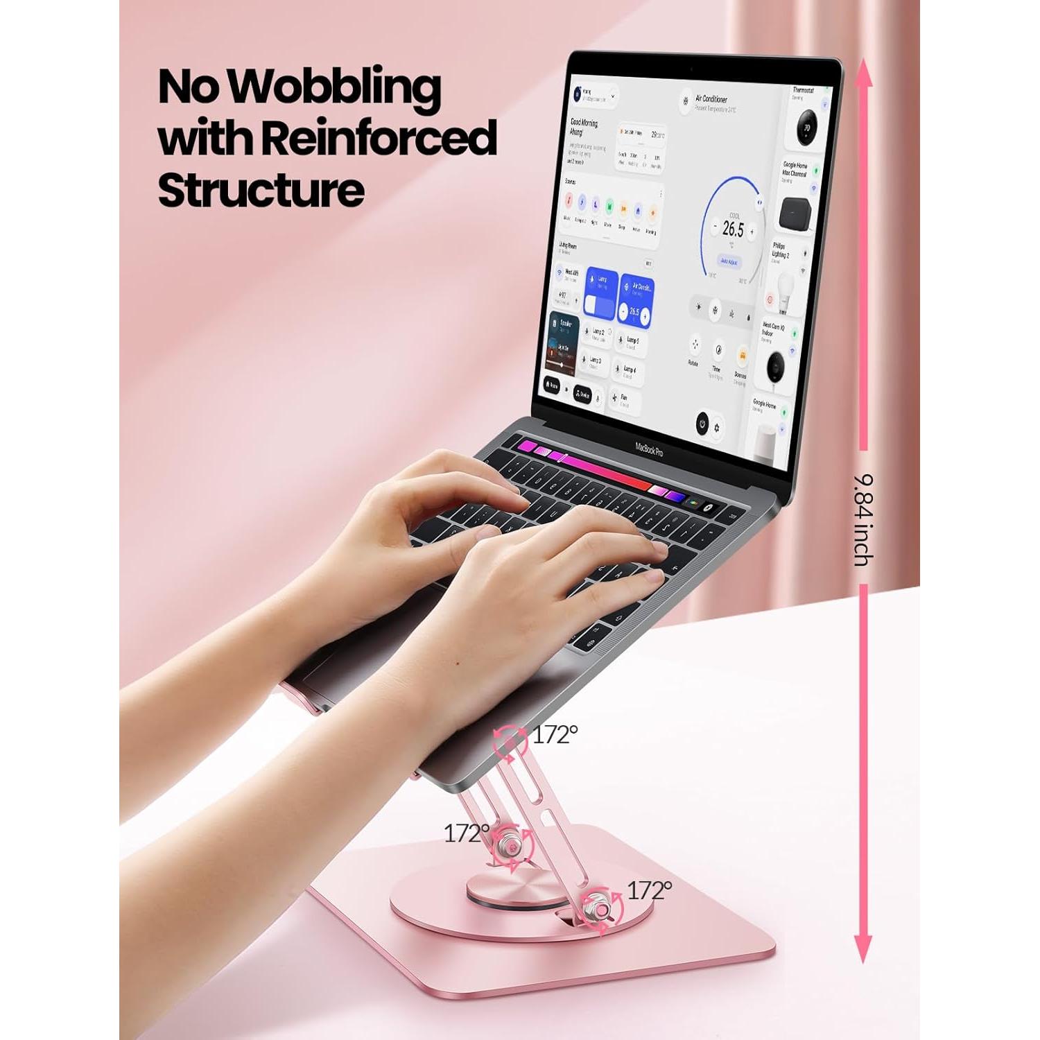 Soporte Ajustable para Laptop Vaydeer Plegable 360° Ergonómico