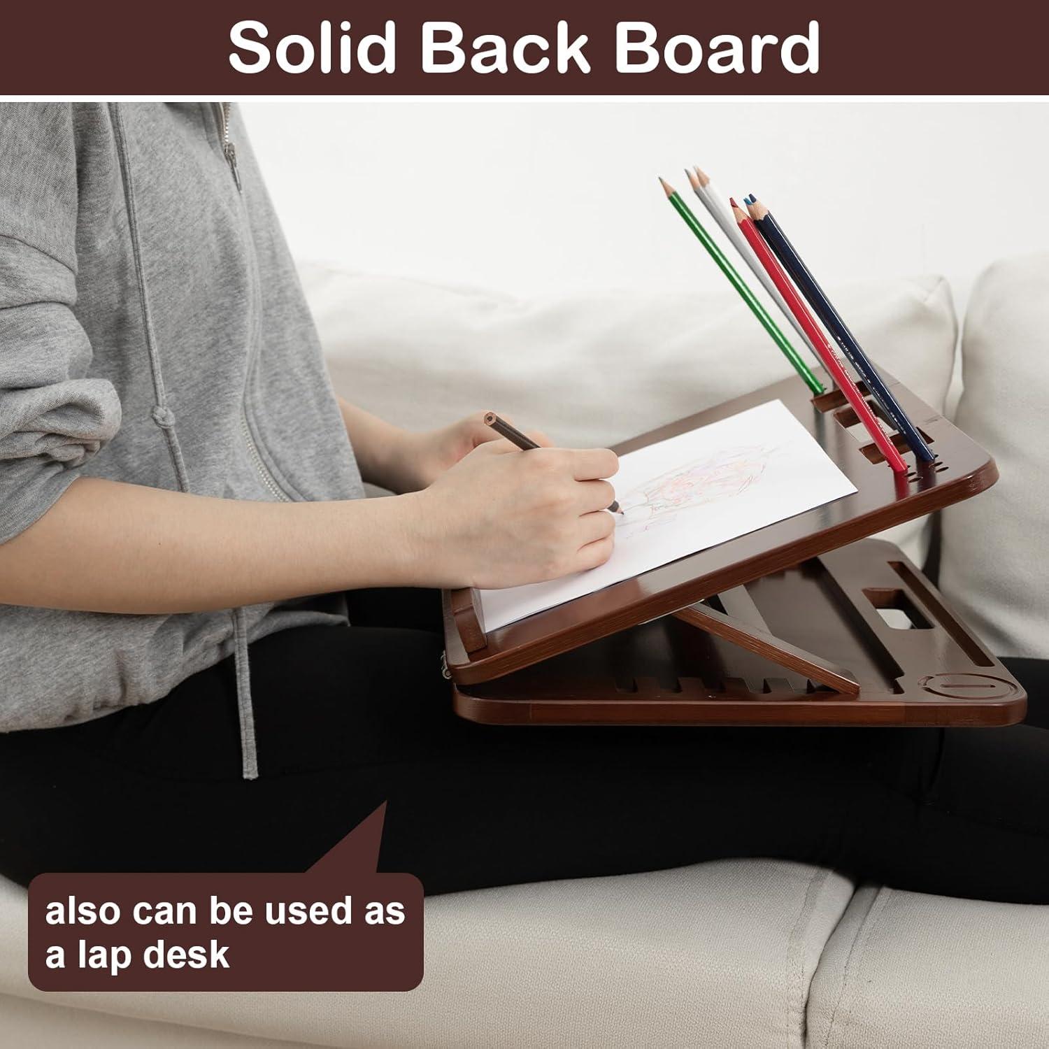 Caballete de Bambú StrongTek Ajustable 16x12" Portátil