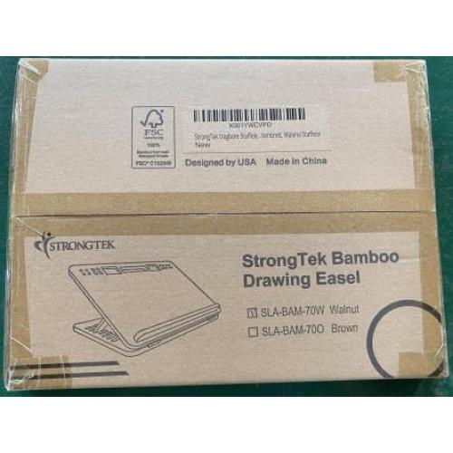 Caballete de Bambú StrongTek Ajustable 16x12" Portátil