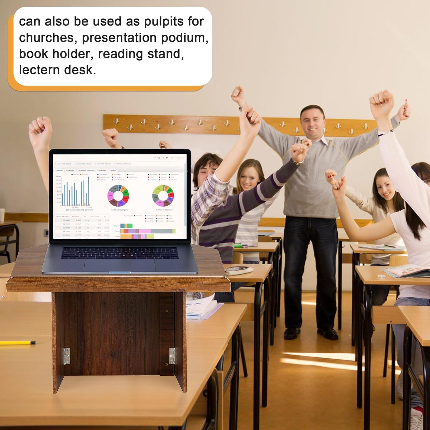 Atril de Mesa Plegable Nisorpa, Soporte Portátil para Presentaciones