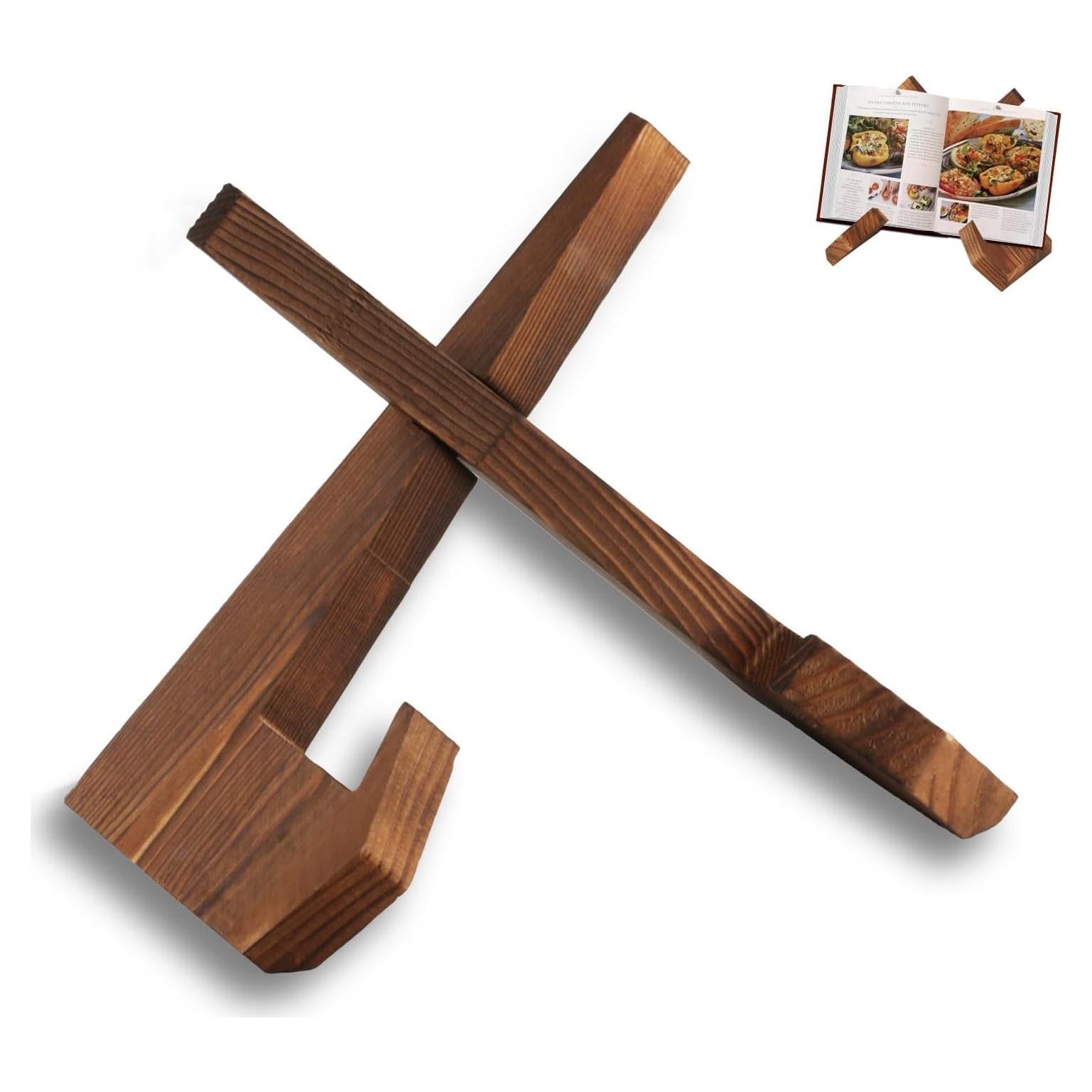 Soporte para Libros de Cocina de Madera Zxglxinyao 21.5x12.5cm