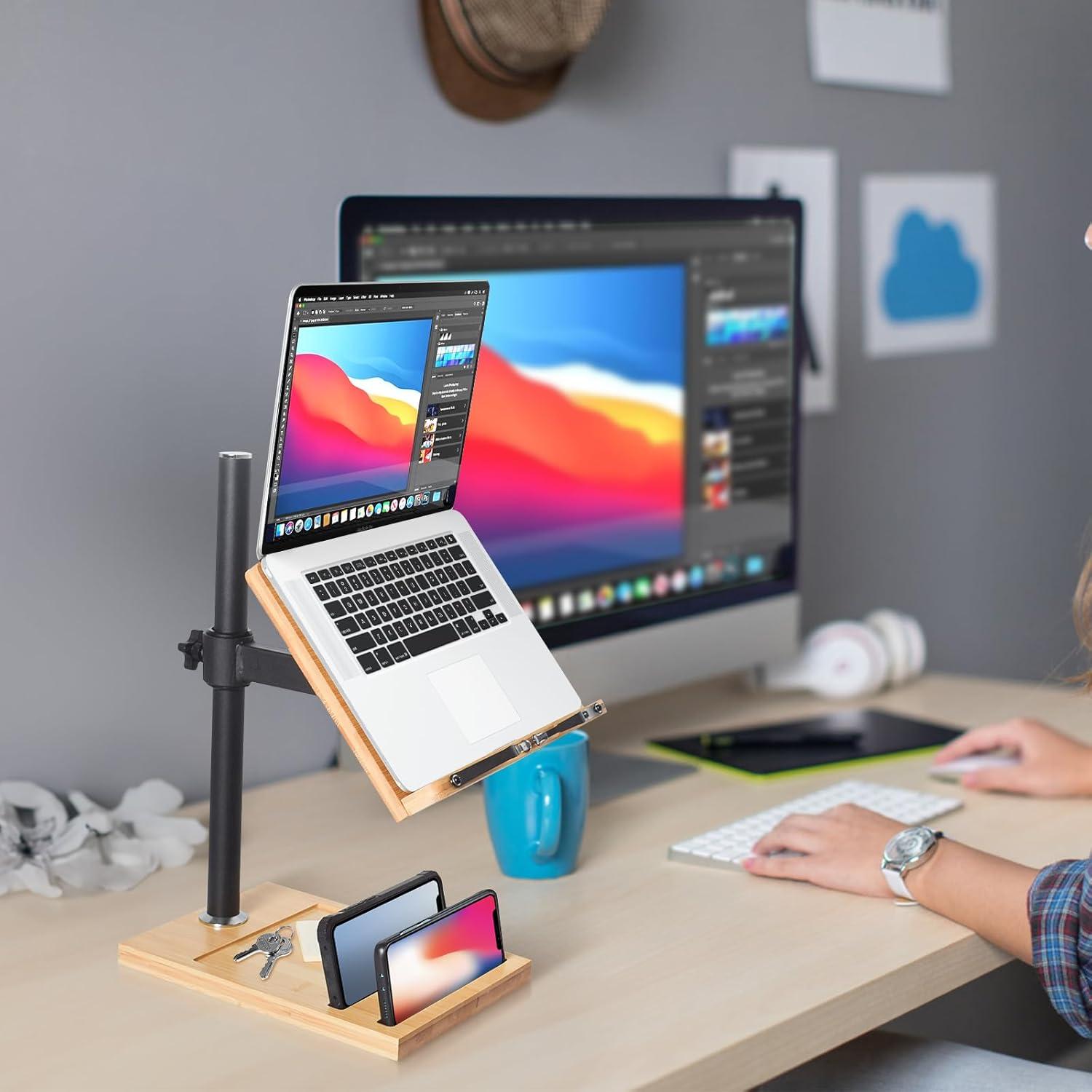 Soporte de Libro Ajustable wishacc para Escritorio 27.94x20.57cm