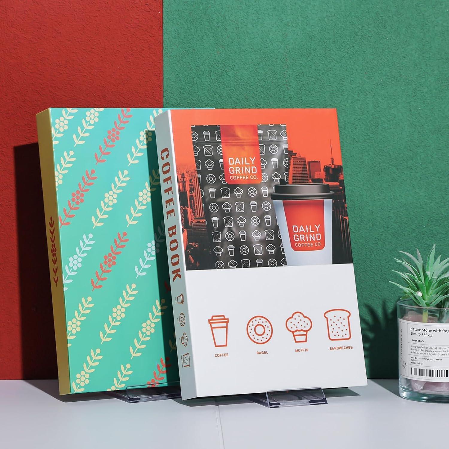 20 Soportes de Libro Acrílico Ajustables para Exhibición