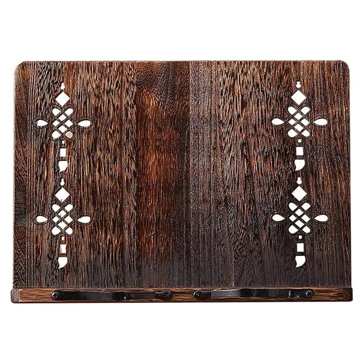 Soporte de Libro Plegable SINOBEST Madera Ajustable 33.5x24.1cm