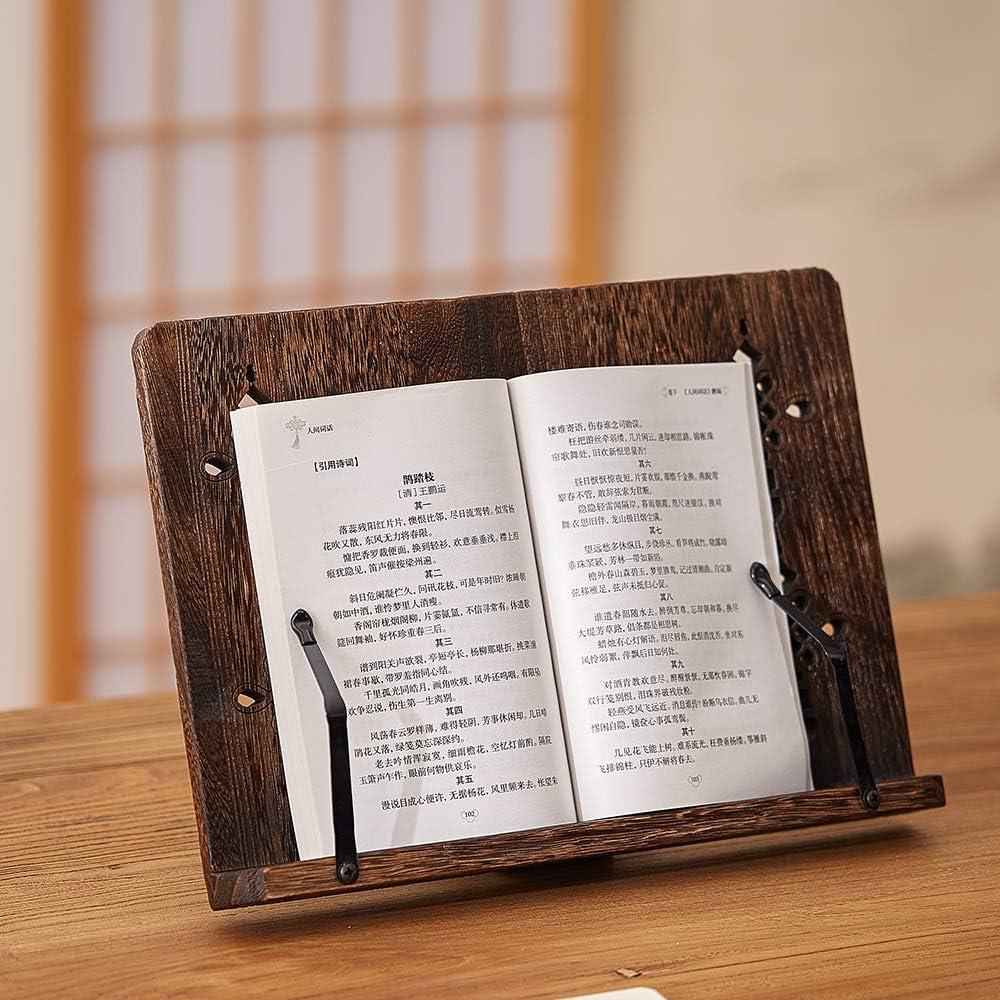 Soporte de Libro Plegable SINOBEST Madera Ajustable 33.5x24.1cm