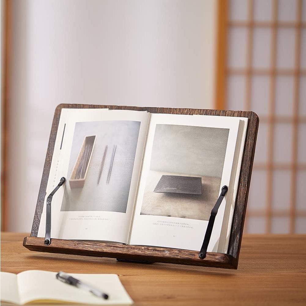 Soporte de Libro Plegable SINOBEST Madera Ajustable 33.5x24.1cm