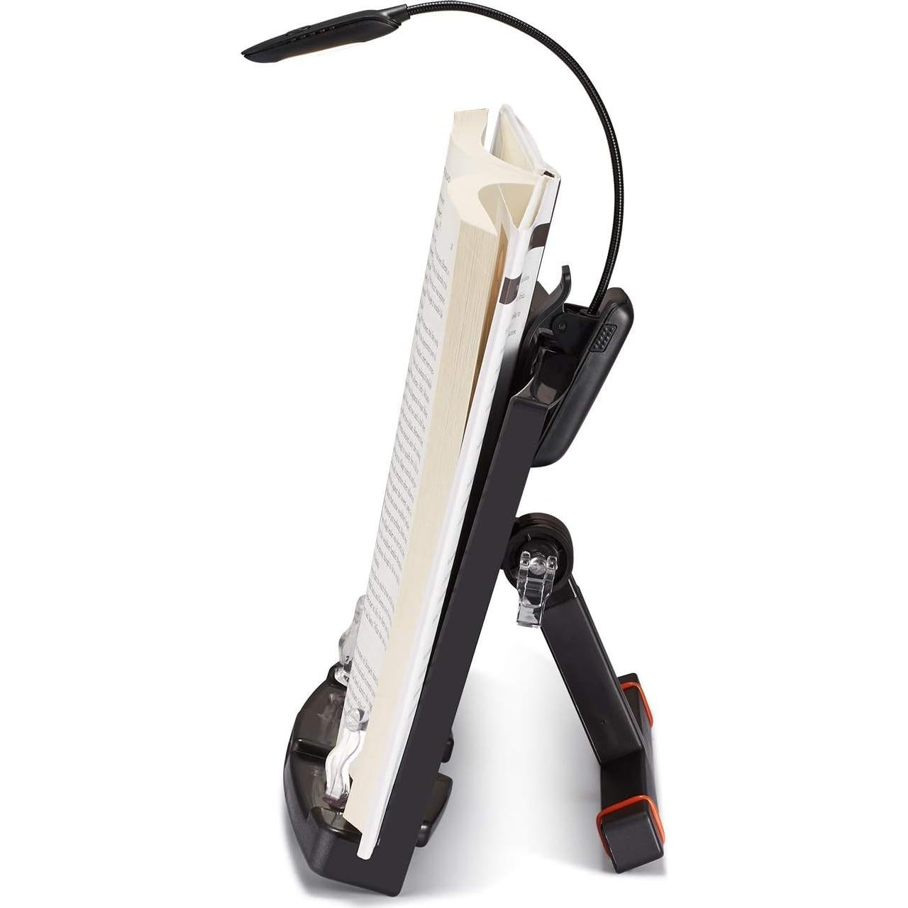 Soporte de Libros Esenciales Superiores con Luz LED Ajustable