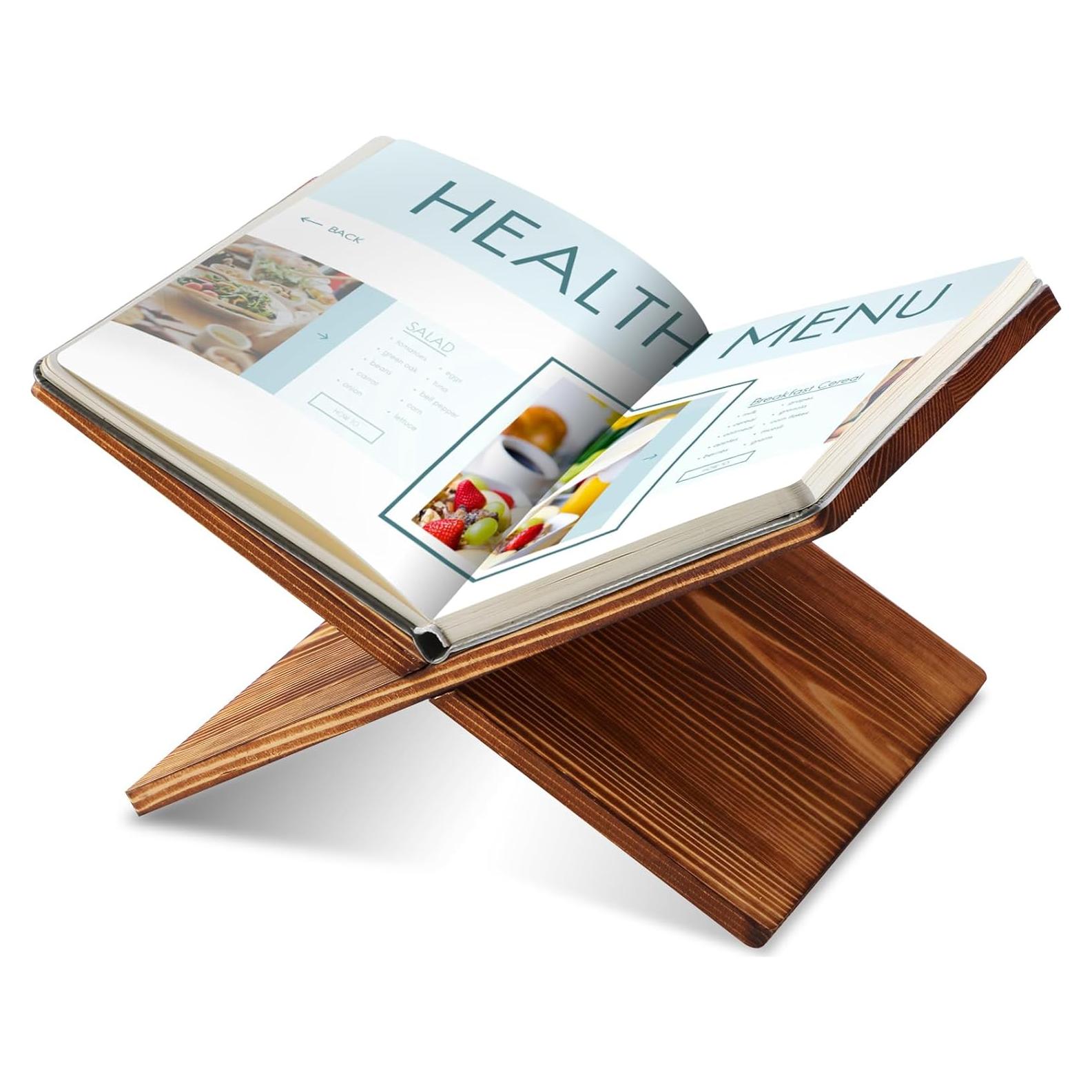 Soporte para Libros Geetery de Madera de Bambú 26x18 cm