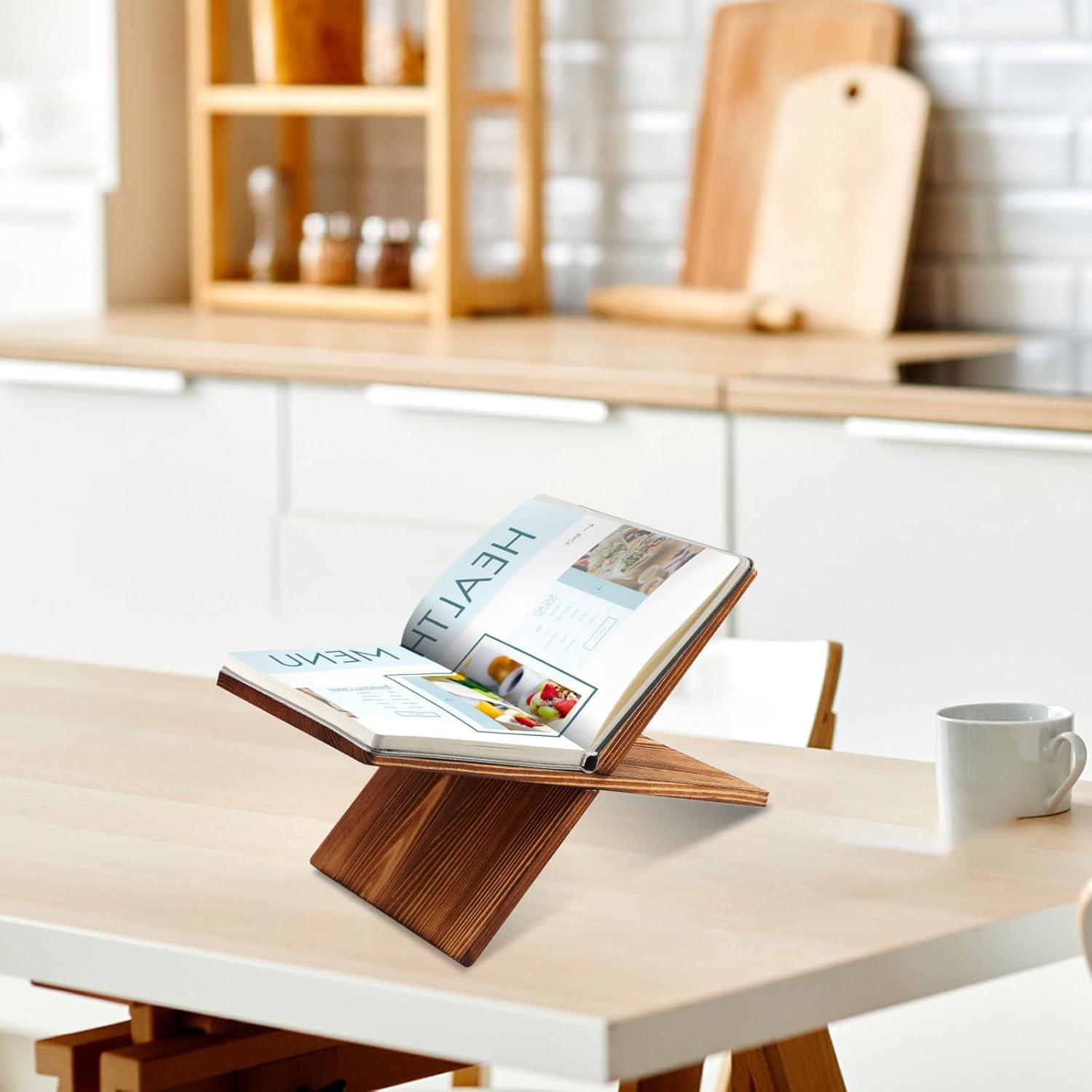 Soporte para Libros Geetery de Madera de Bambú 26x18 cm