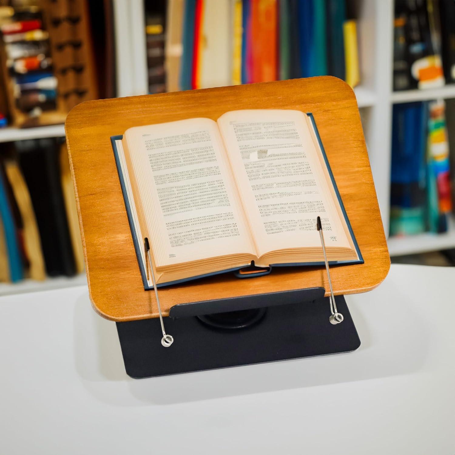 Soporte de Libro Ergonomico Trademark Innovations 360° Ajustable