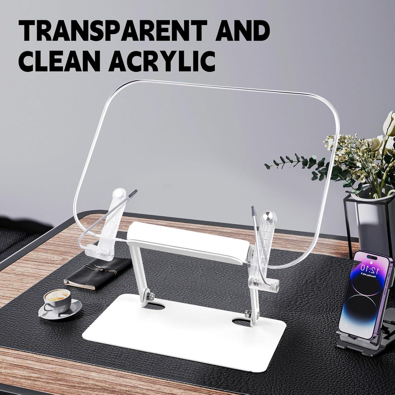 Soporte de Libro Acrílico VECOFO - Versátil y Elegante 1.36kg