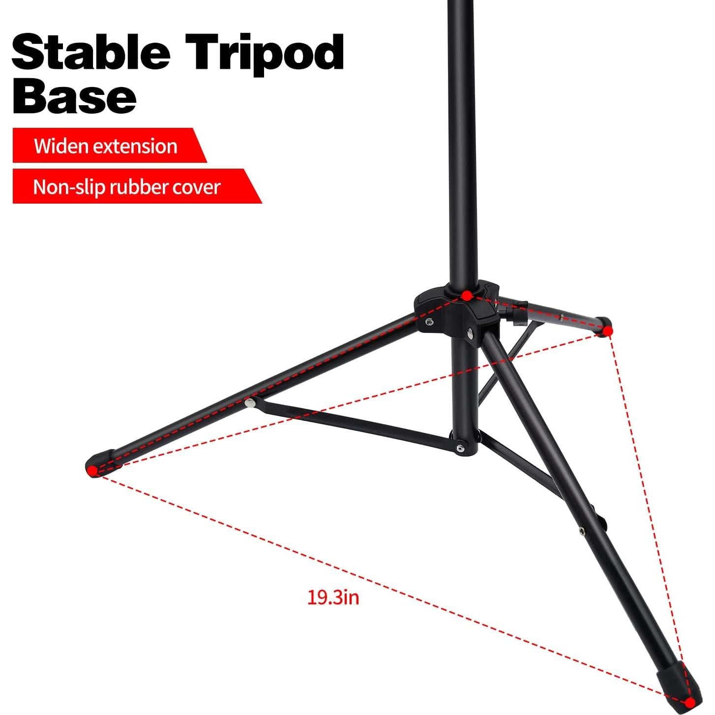 Soporte de Partituras Ajustable con Bolsa de Transporte - 1 Paquete