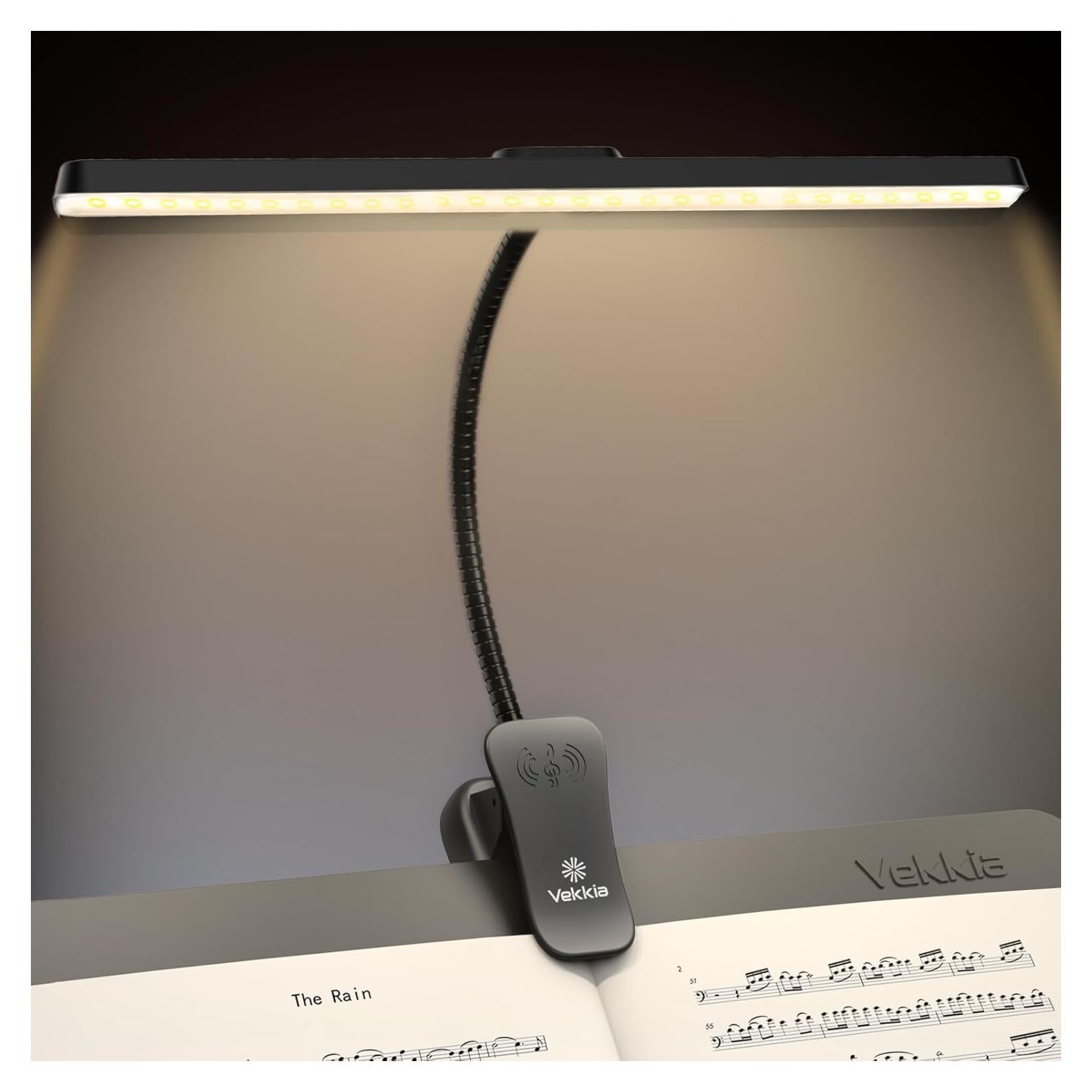 Luz de Atril Recargable Vekkia MST - 88 LED, 5 Brillos, 3 Temperaturas