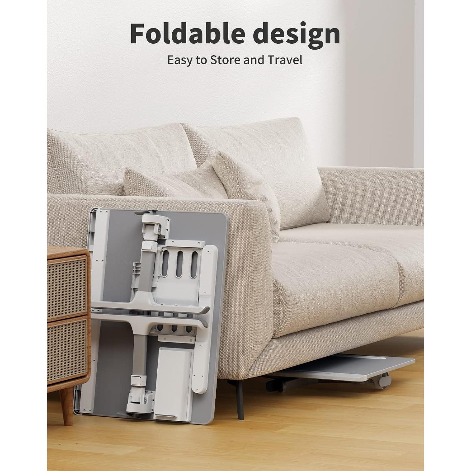 Mesa de Cama para Laptop SAIJI XXL con Luz LED Ajustable