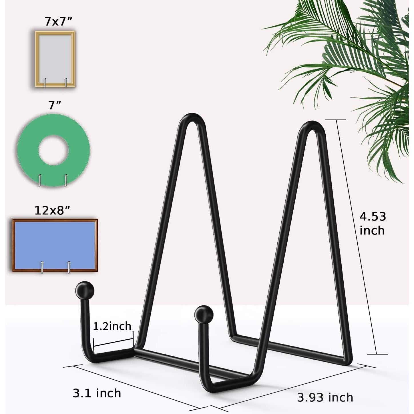 Soportes de Exhibición de Metal Decolore 4 Piezas 12.7-25.4 cm