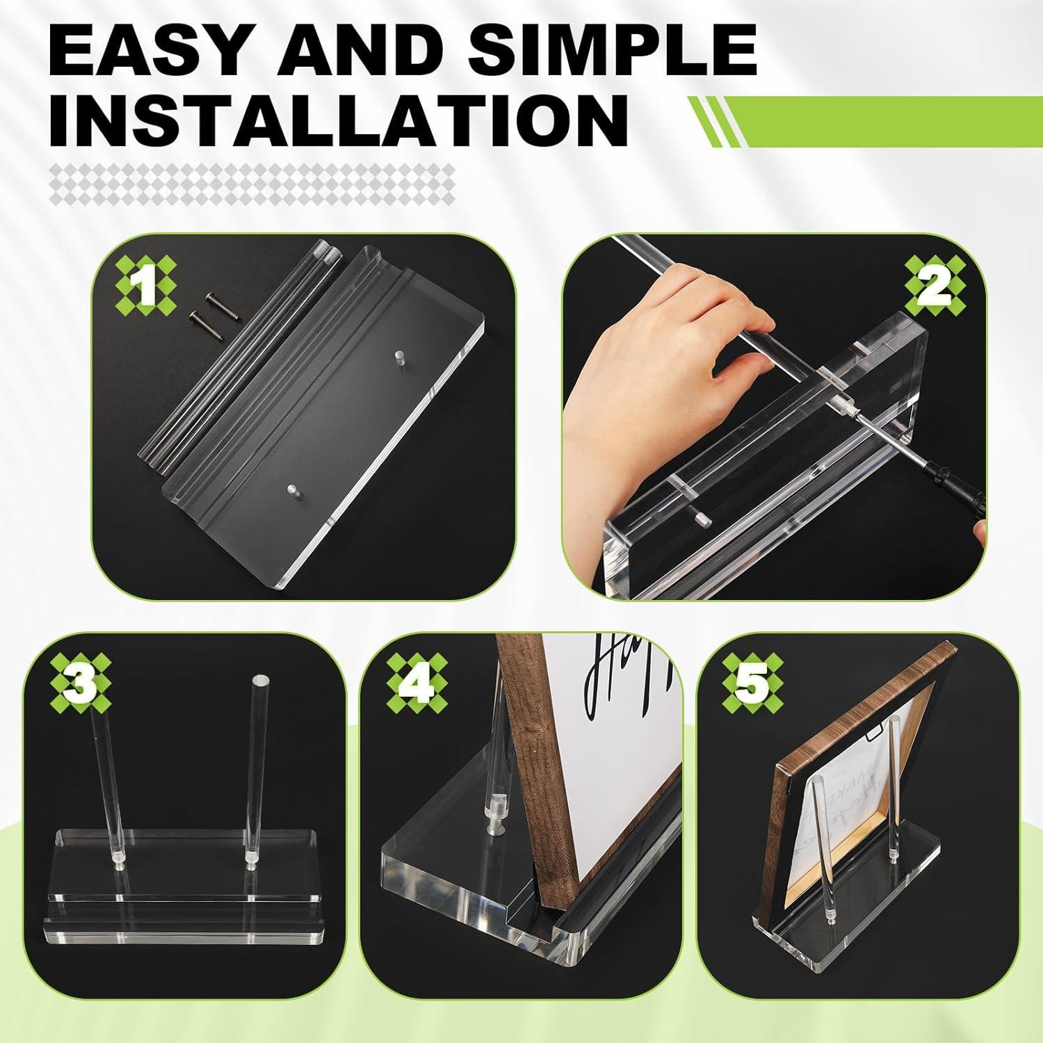 Soporte de Exhibición Acrílico CroBlissful 19.8x9 cm Transparente