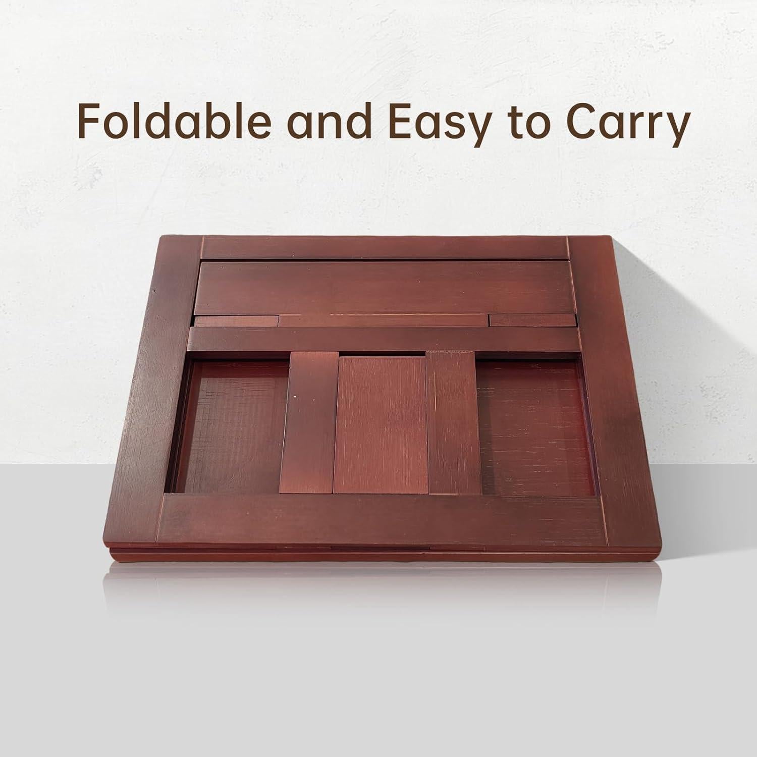 Soporte de Libro de Bambú Ajustable Muracktange 23x33 cm