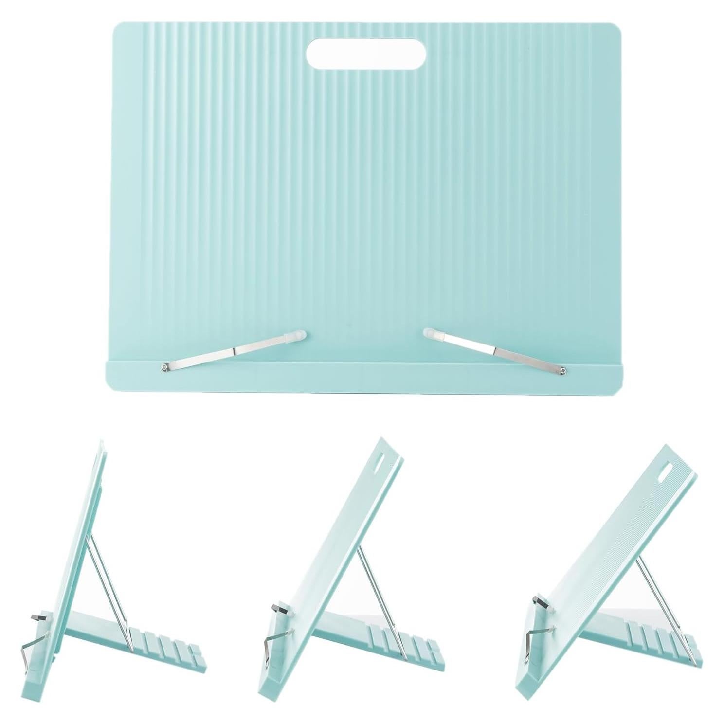 Soporte de Libro Ajustable DISFAT Azul 34x24cm Plegable