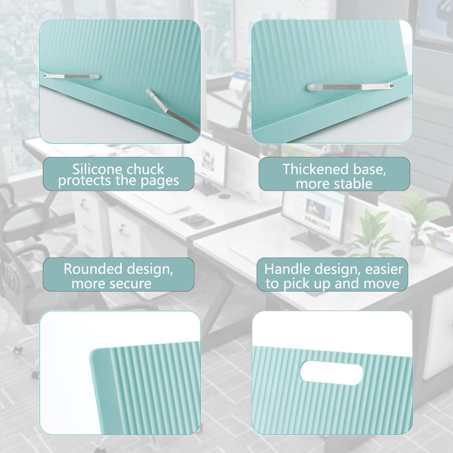 Soporte de Libro Ajustable DISFAT Azul 34x24cm Plegable