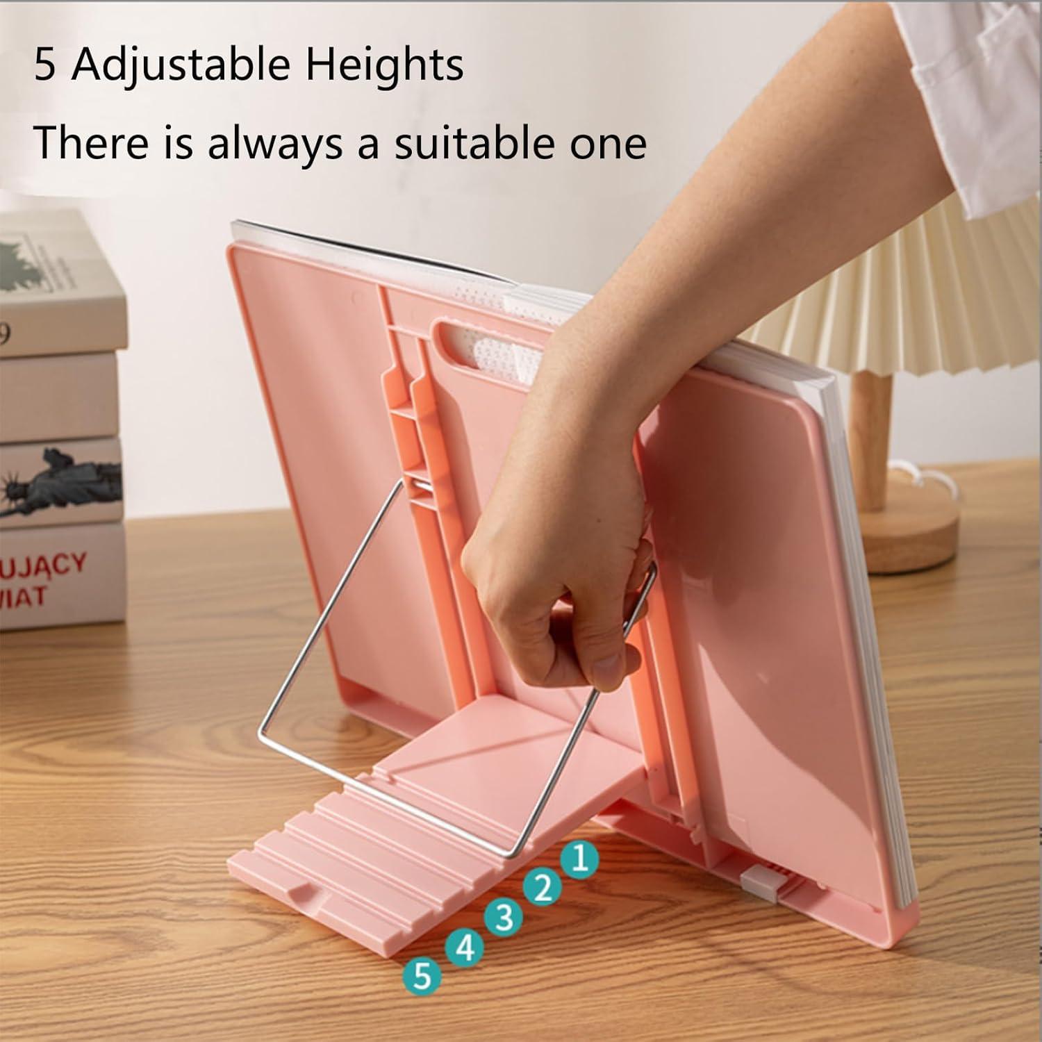 Soporte de Libro Ajustable DISFAT Azul 34x24cm Plegable